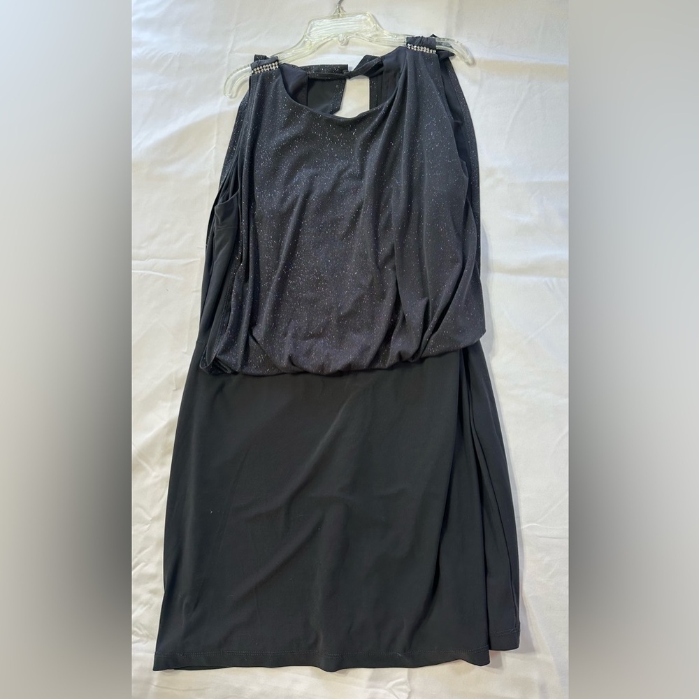 Jade Black Sparkle Dress